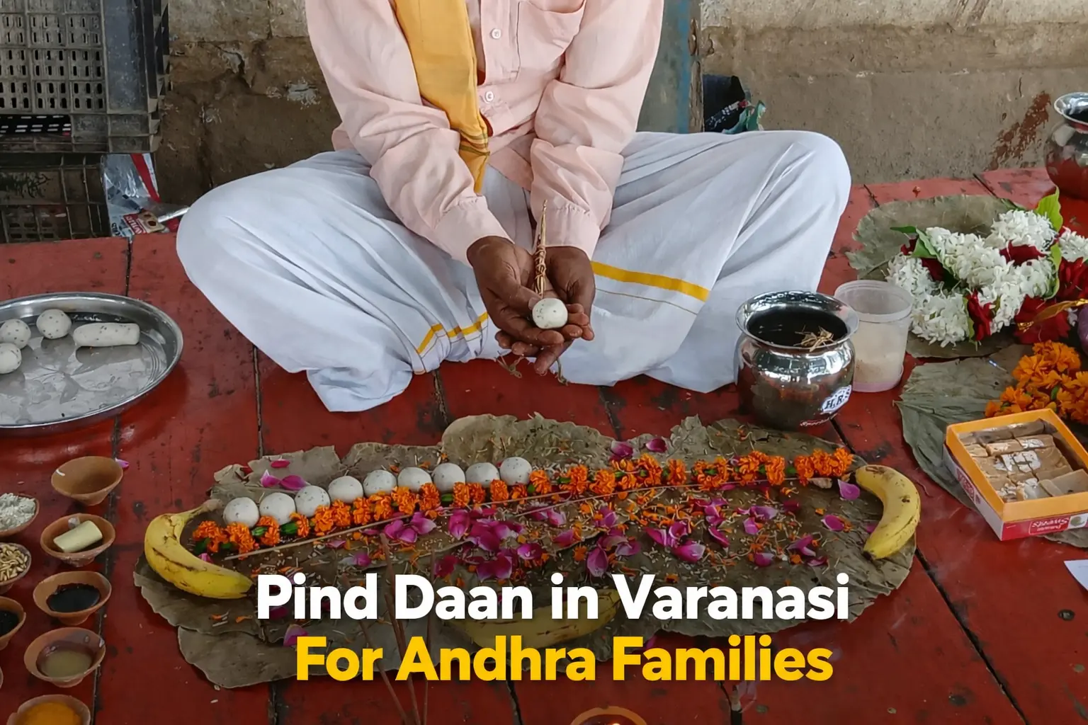 Pind Daan in Varanasi For Andhra Families